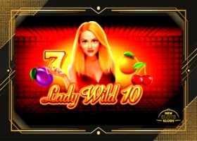 Lady Wild 10 Slot Logo