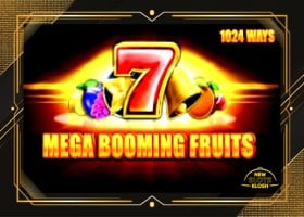 Mega Booming Fruits Slot Logo