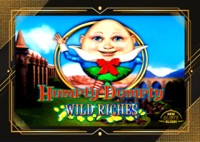 Humpty Dumpty Wild Riches Slot Logo