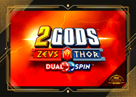2 Gods Zeus vs Thor Slot Logo