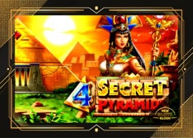 4 Secret Pyramids Slot Logo