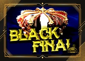 Black Final Slot Logo