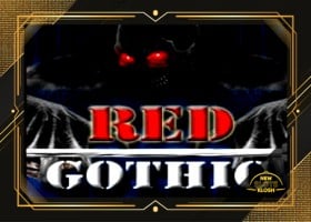 Red Gothic Slot Logo