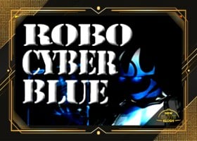 Robo Cyber Blue Slot Logo