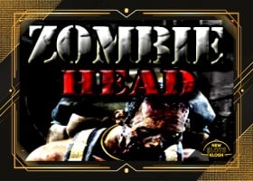 Zombie Head Slot Logo