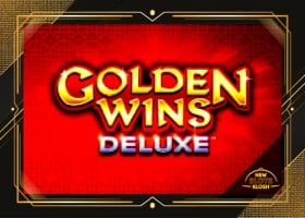 Golden Wins Deluxe Slot Logo