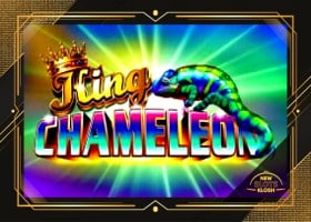 King Chameleon Slot Logo