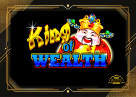 King of Wealth Double Hit Slot Logo