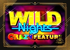 Wild Nights Crazy Jackpots Slot Logo