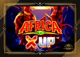 Africa X UP Slot Logo