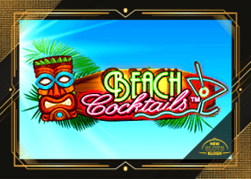 Beach Cocktails Slot Logo