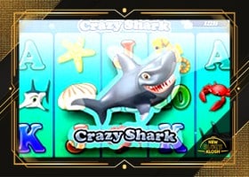 Crazy Shark Slot Logo