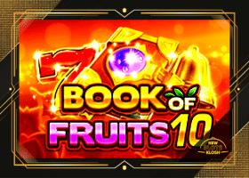 Book of Fruits 10 Slot Logo