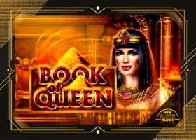 Book of Queen Slot Logo