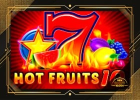 Hot Fruits 10 Slot Logo