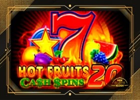 Hot Fruits 20 Cash Spins Slot Logo