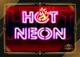 Hot Neon Slot Logo
