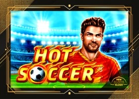 Hot Soccer Slot Logo