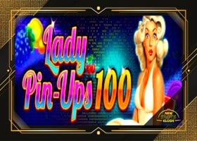 Lady Pin-Ups 100 Slot Logo