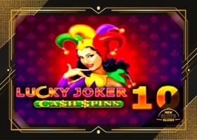 Lucky Joker 10 Cash Spins Slot Logo