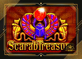 Scarab Treasure Slot Logo
