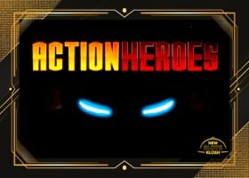 Action Heroes Slot Logo