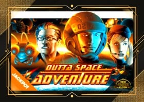 Outta Space Adventure Slot Logo
