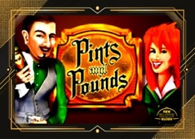 Pints and Pounds Slot Logo