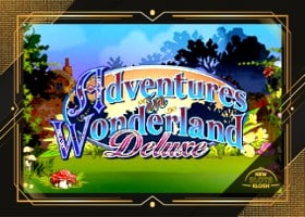 Adventures in Wonderland Slot Logo