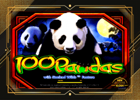 100 Pandas Slot Logo