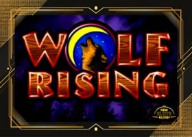 Wolf Rising Slot Logo