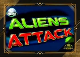 Aliens Attack Slot Logo