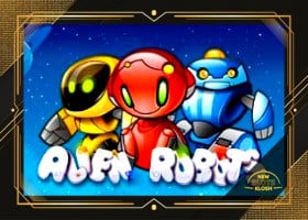 Alien Robots Slot Logo