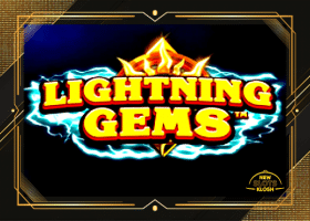 Lightning Gems Slot Logo