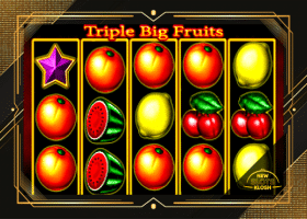 Triple Big Fruits Slot Logo