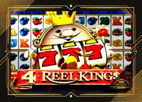 4 Reel Kings Slot Logo