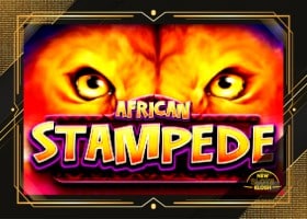 African Stampede Slot Logo