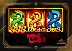 888 Dragons HappyLuke Slot Logo