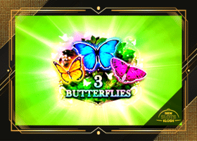 3 Butterflies Slot Logo