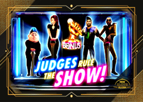 Judges Rule the Show Slot Logo