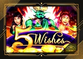 5 Wishes Slot Logo