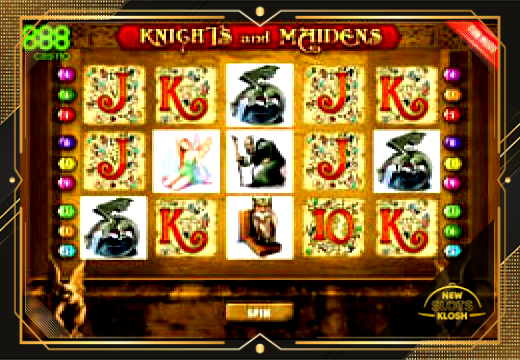 Knights & Maidens Slot Logo