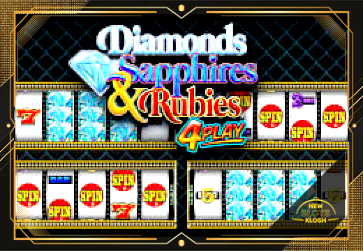 Diamond, Sapphires & Rubies 4play Slot Logo